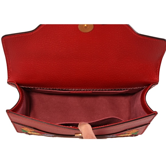 Gucci Small Linea Ricami Floral Embroidered Bag - Picture 6 of 8